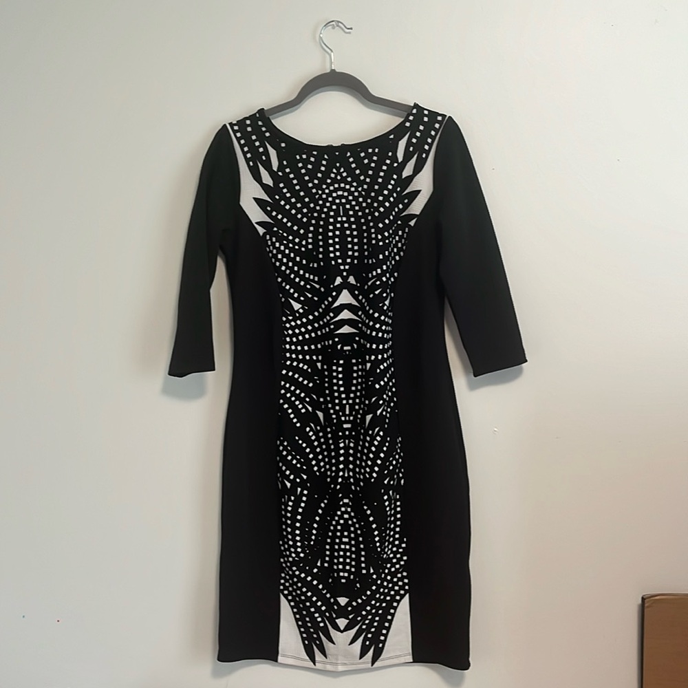 Black, stretchy dress